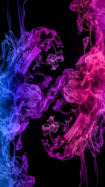 Color Smoke iPhone Wallpaper