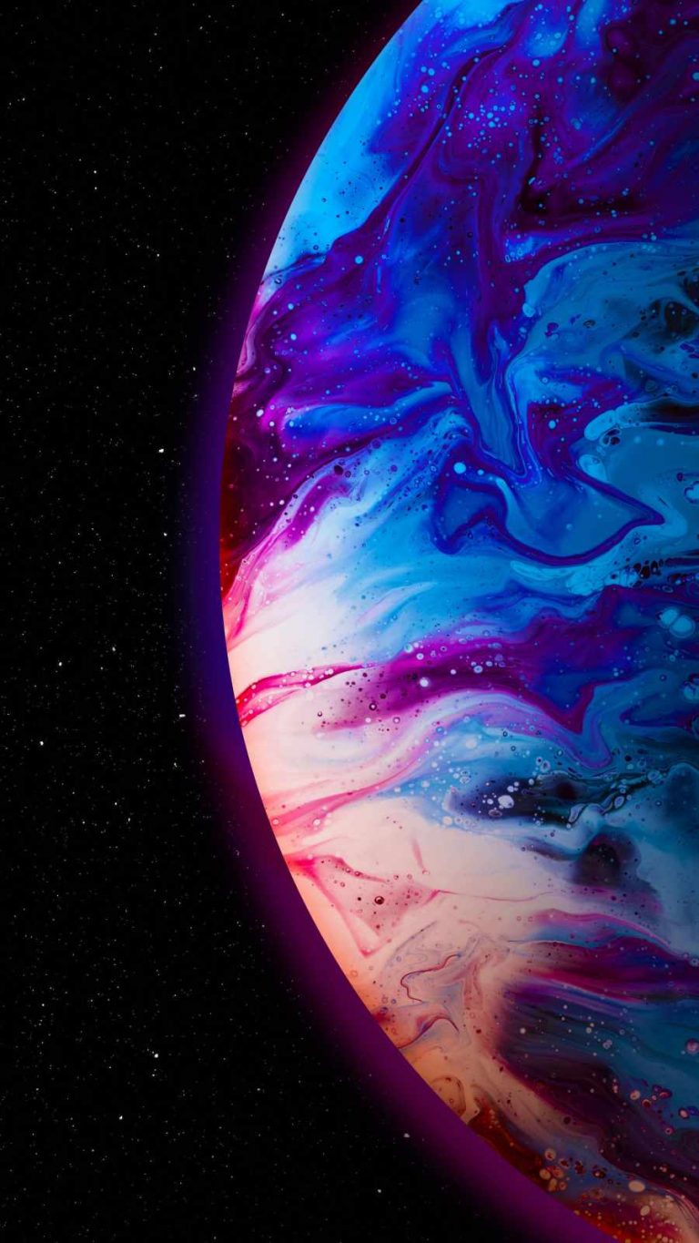 Deep Space Hydrogen Planet - iPhone Wallpapers