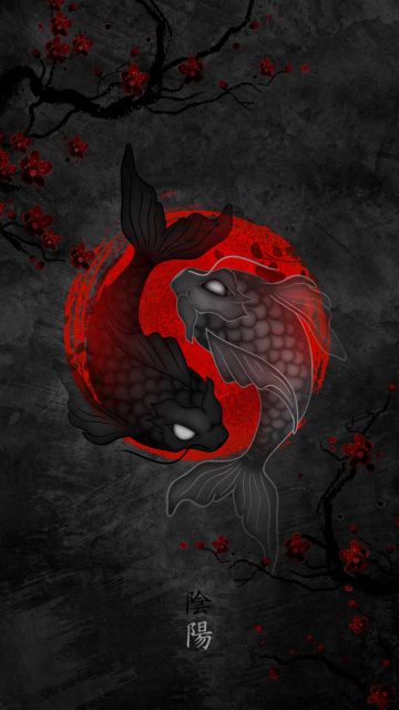 Koi Fish Japan iPhone Wallpaper