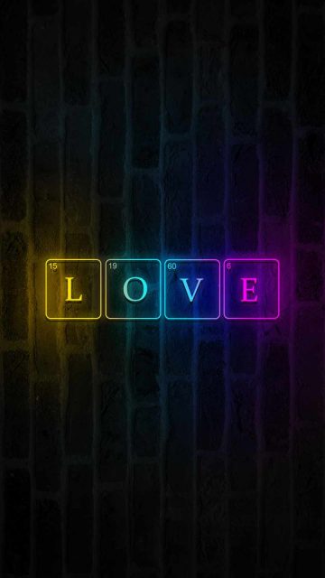 LOVE Code iPhone Wallpaper