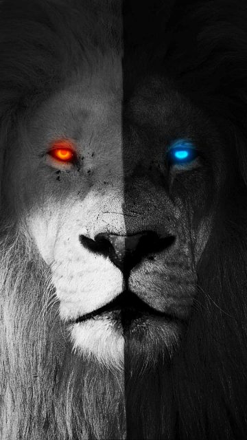 Lion God iPhone Wallpaper