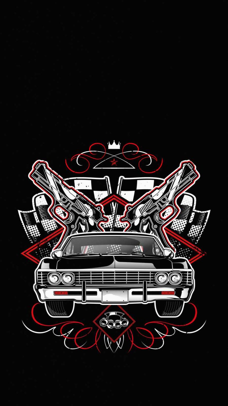 Lowrider Gangster iPhone Wallpaper with 900x1600 Resolution.