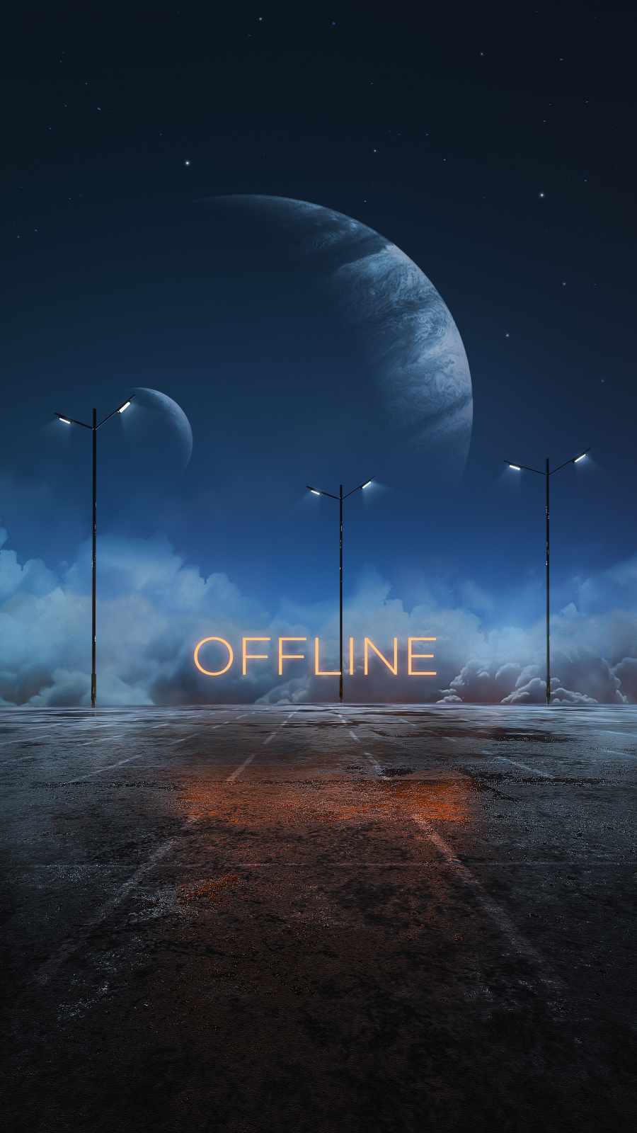 Offline Planet iPhone Wallpaper
