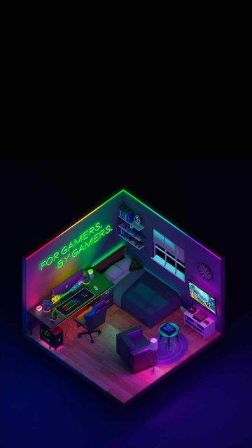 Razer Gaming Setup iPhone Wallpaper