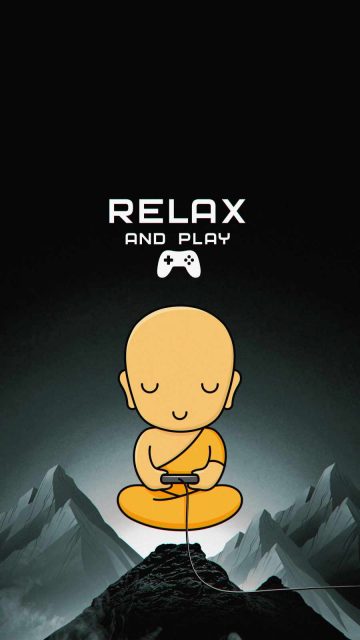 Relax and Play iPhone Wallpaper