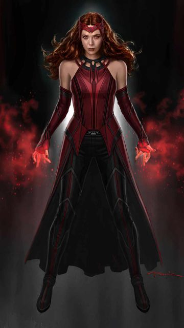 Scarlet Witch iPhone Wallpaper