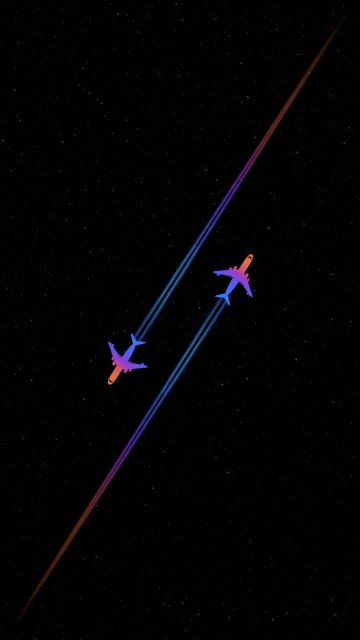Space Planes iPhone Wallpaper