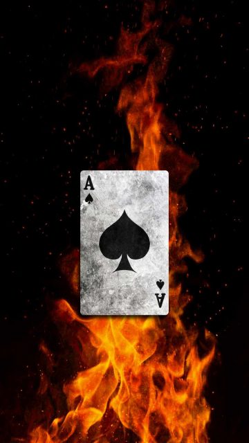 Ace Card Burning