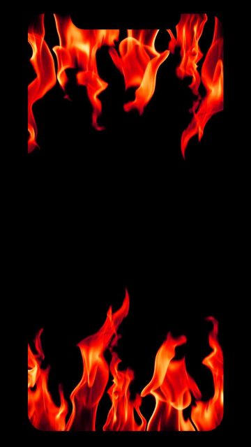 Burning Screen iPhone Wallpaper