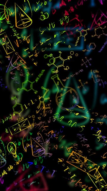 Chemistry and Math iPhone Wallpaper