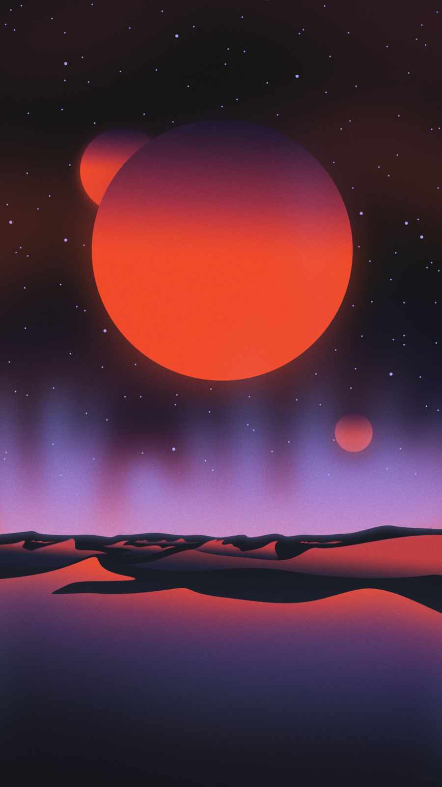 A iphone wallpaper version of the newly released Dune image  rdune