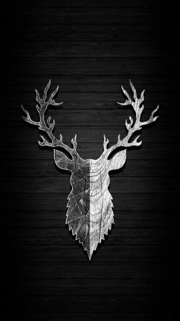 Deer Art iPhone Wallpaper