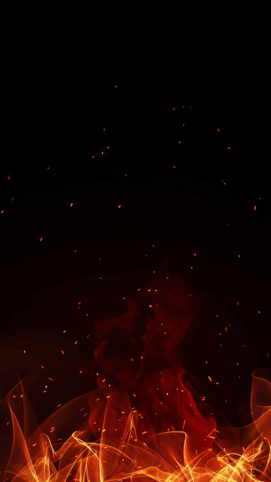 Flame Background iPhone Wallpaper
