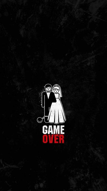 Game Over iPhone Wallpaper