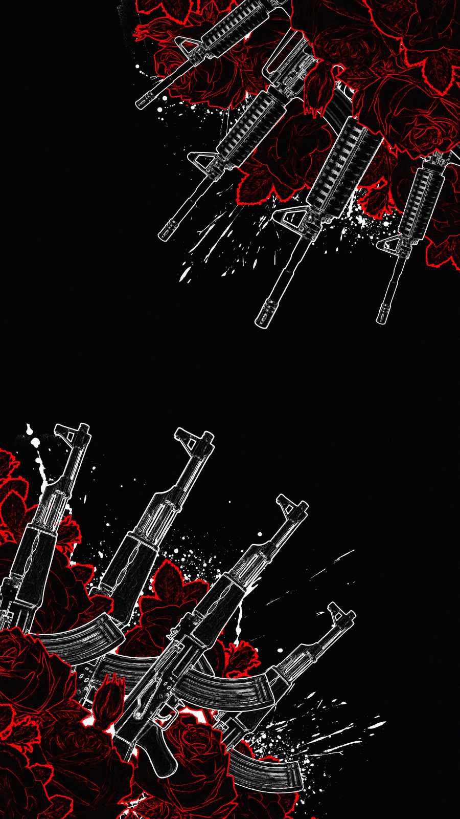 Guns and Roses iPhone Wallpaper