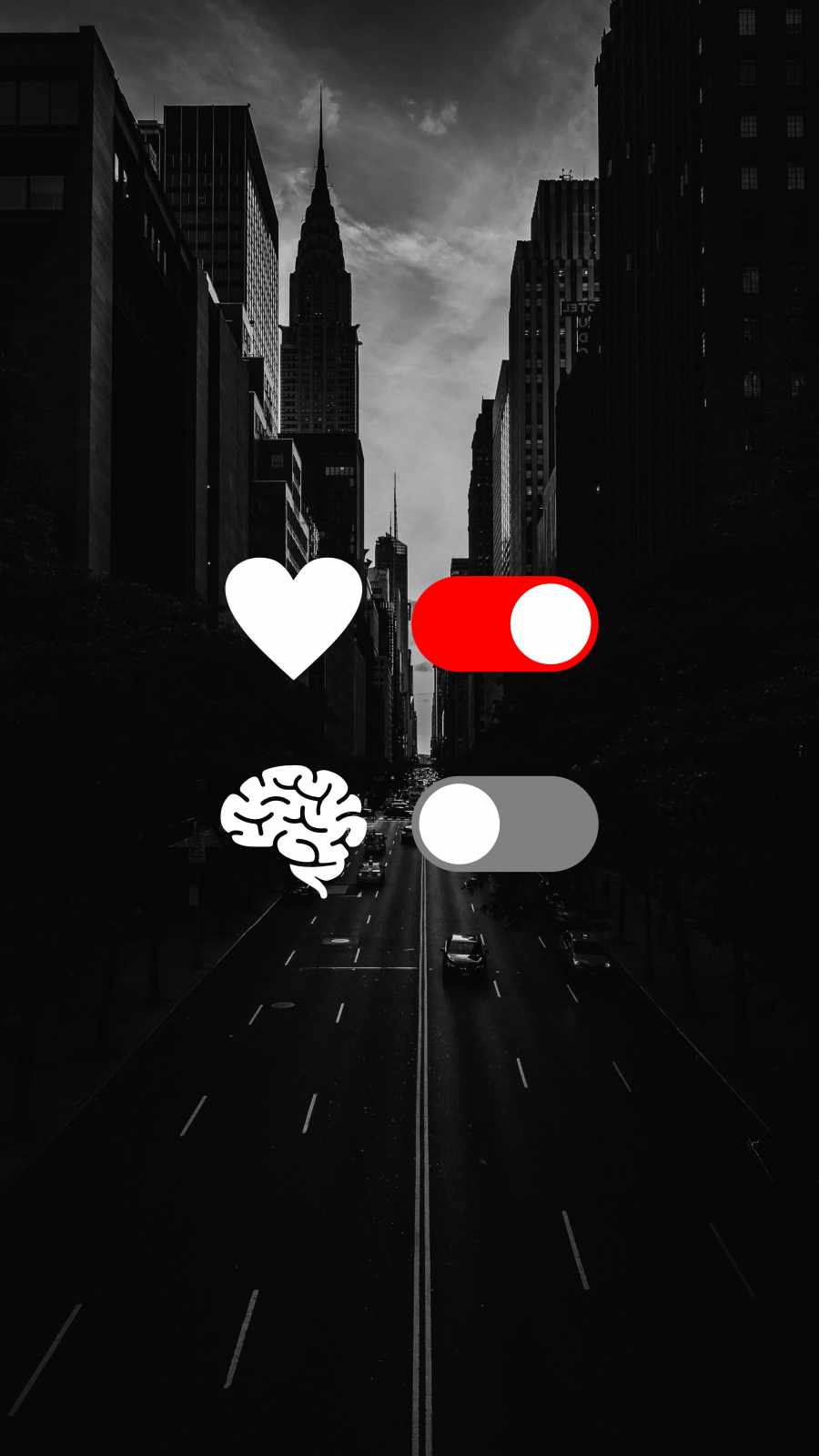 Heart On Brain Off Iphone Wallpapers