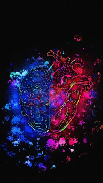 Heart vs Brain Art