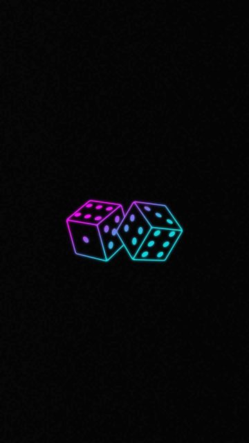 Neon Dice Minimal