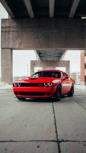 Red Dodge Challenger