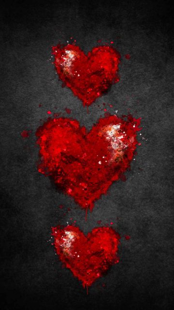 Red Heart iPhone Wallpaper