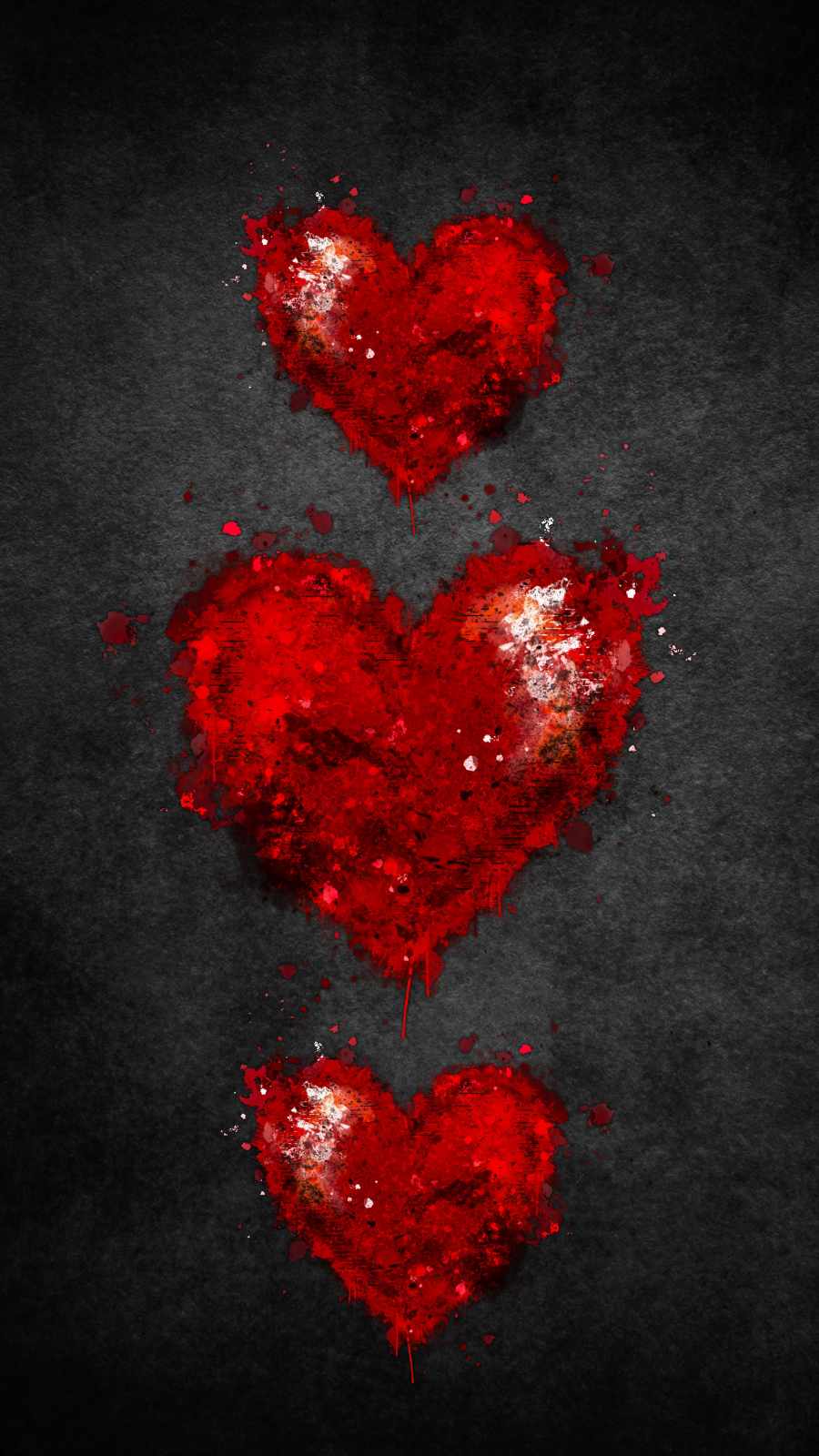 Red Heart In Black Background HD Heart Wallpapers  HD Wallpapers  ID  60493