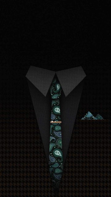 Suit and Tie iPhone Wallpaper
