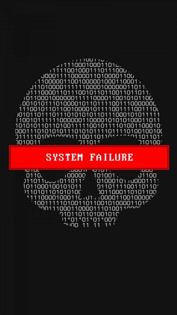 System Failure iPhone Wallpaper