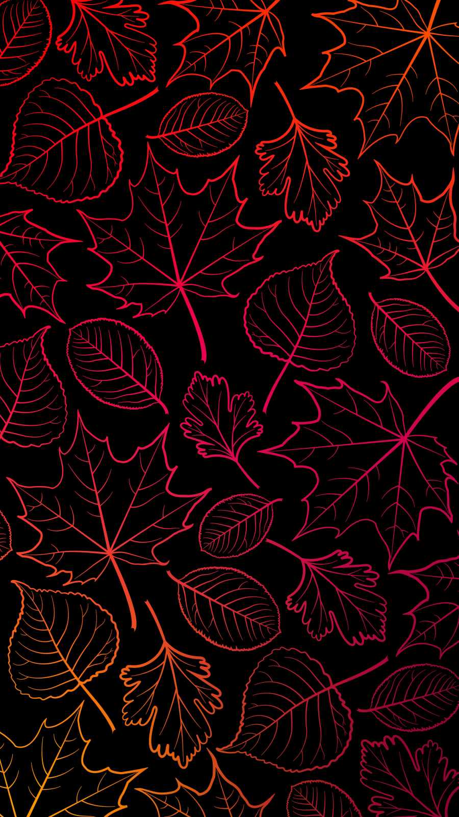 Autumn Art iPhone Wallpaper