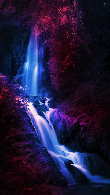 Deep Forest Waterfall