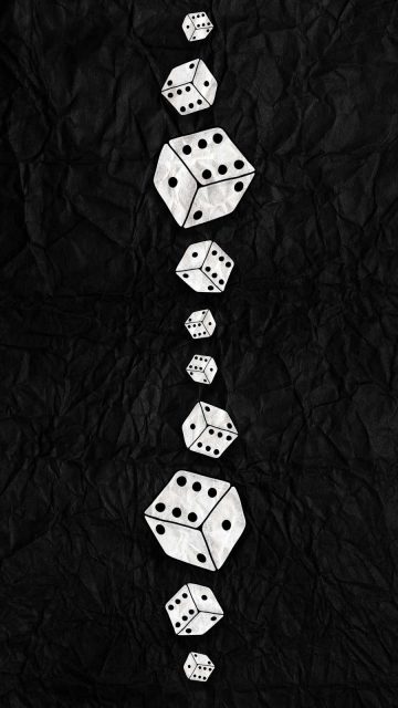 Dice Art iPhone Wallpaper