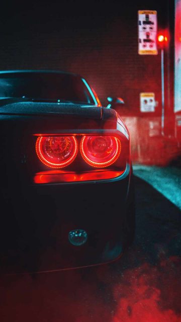 Dodge Lights iPhone Wallpaper