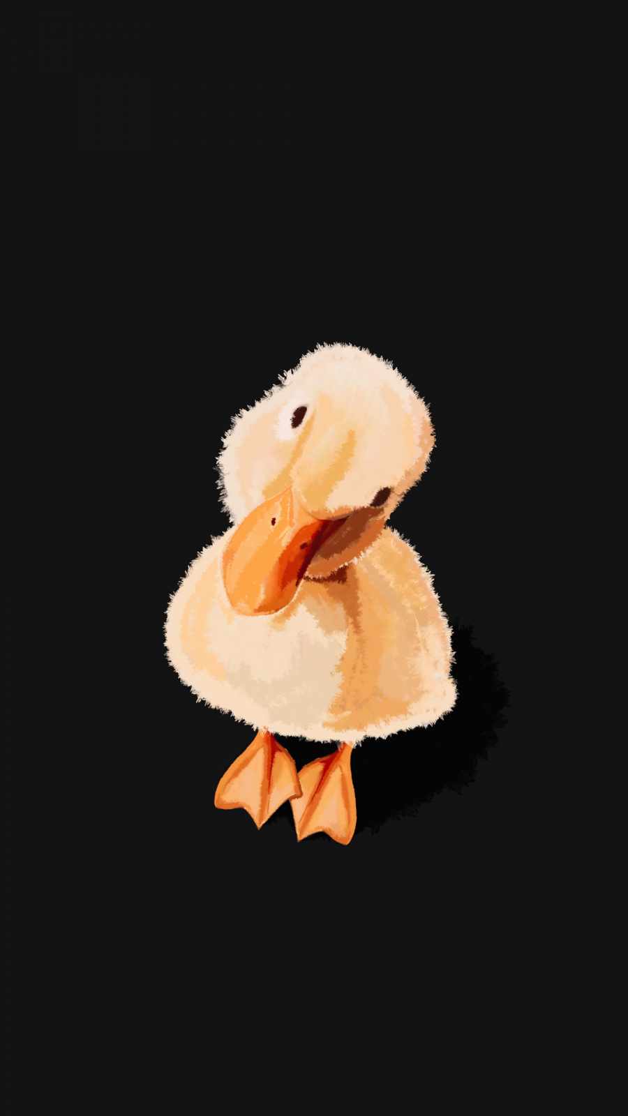Duckling minimal iPhone Wallpaper