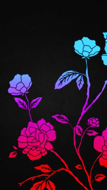 Flower Plant Art iPhone Wallpaper