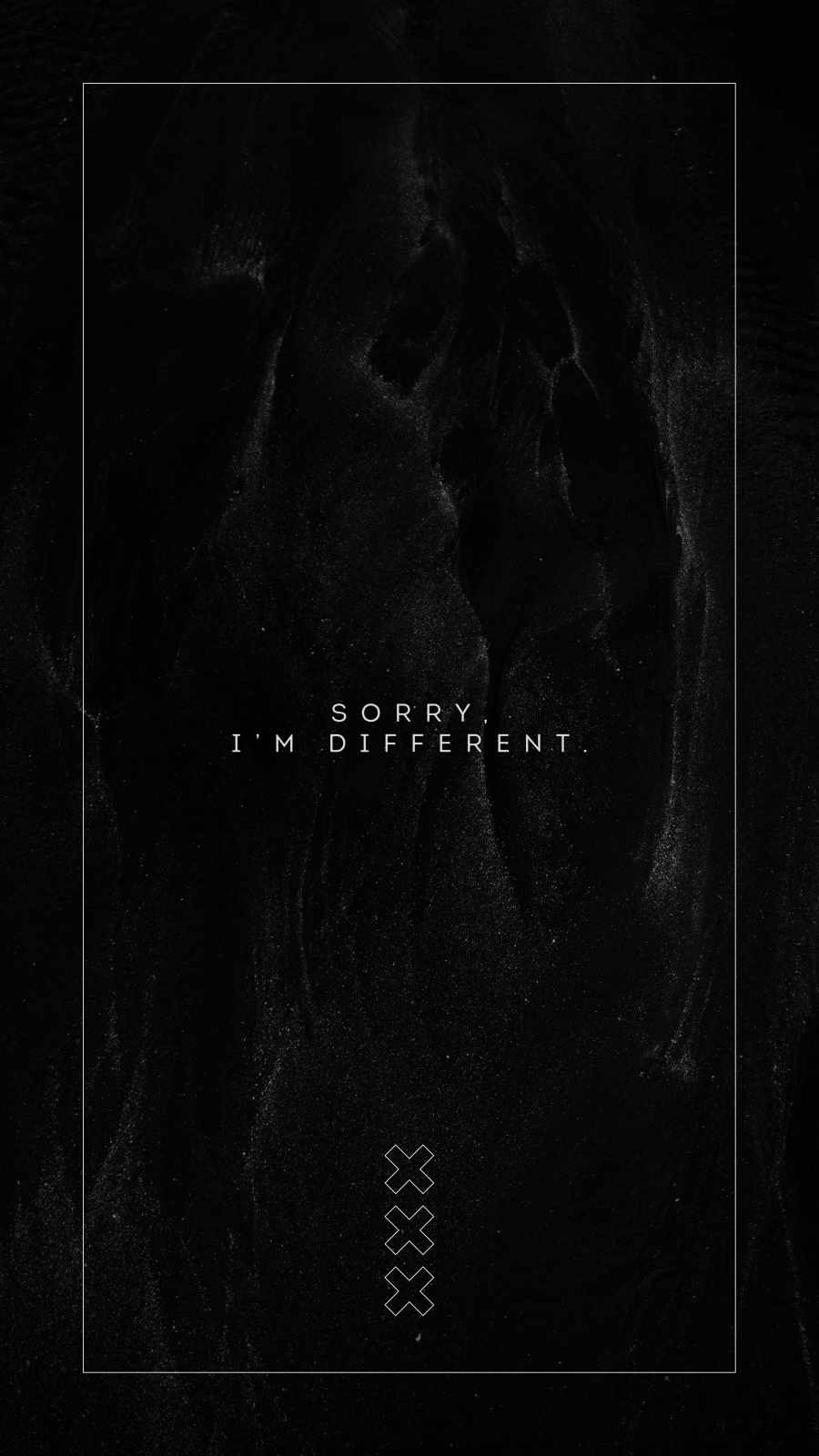 I am Different iPhone Wallpaper