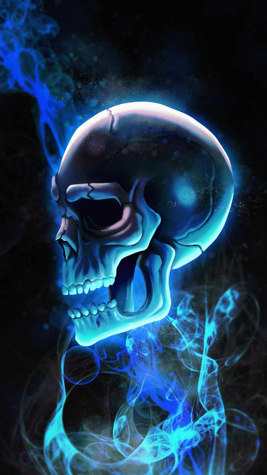Magic Skull iPhone Wallpaper