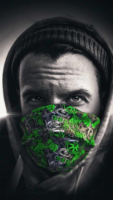 Masked Guy iPhone Wallpaper 1