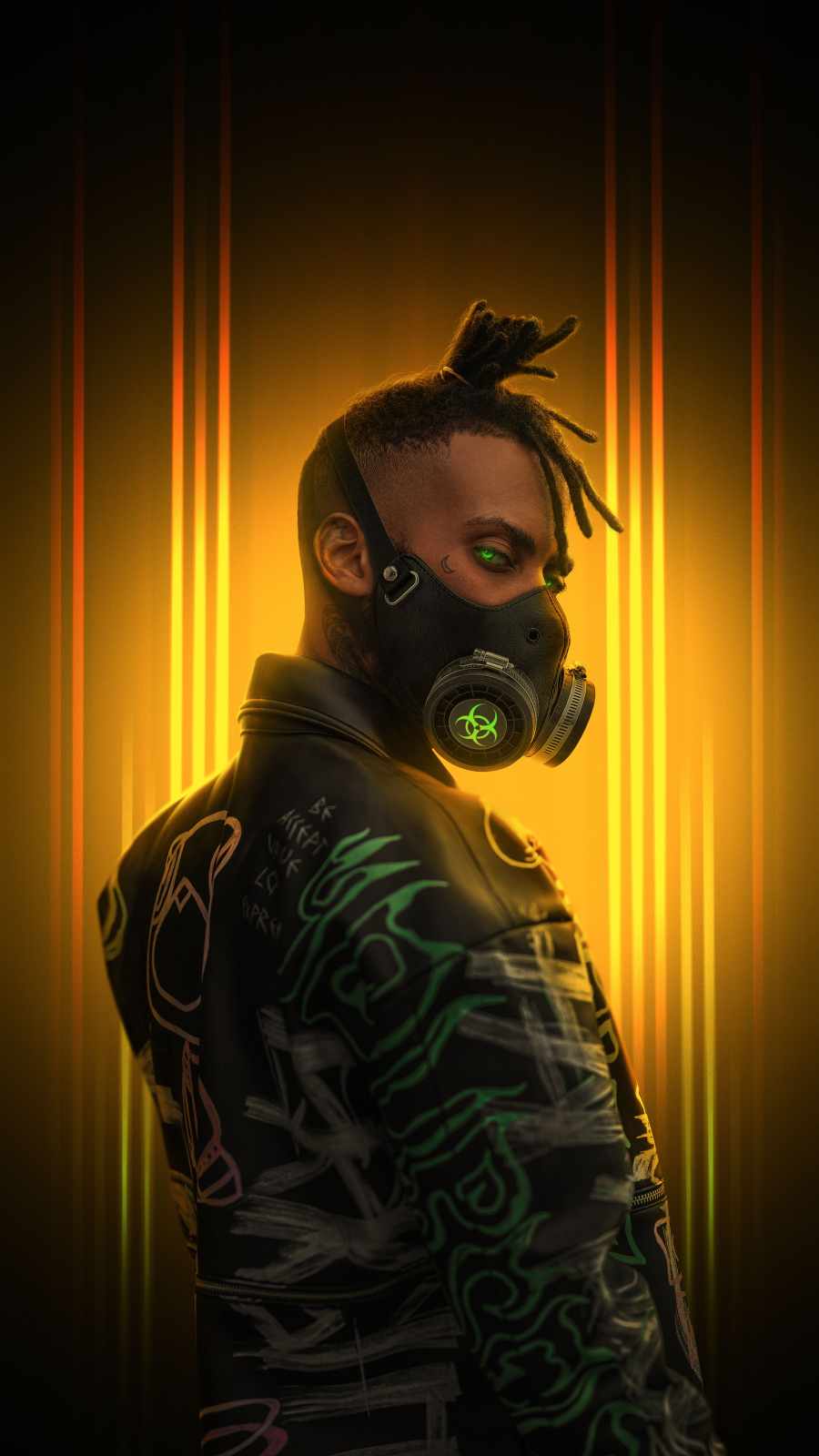 Masked Guy iPhone Wallpaper