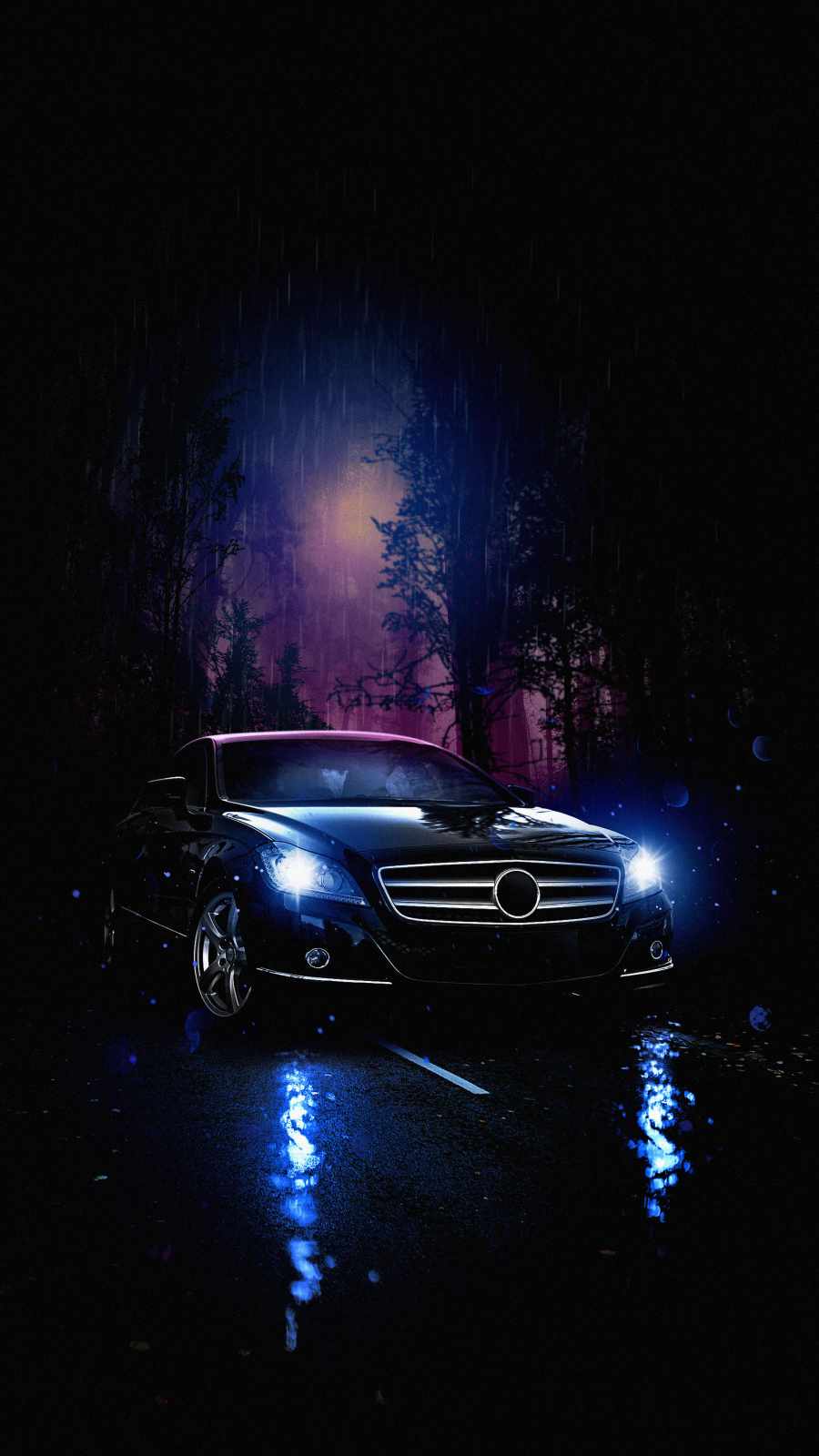 iPhoneXpaperscom  iPhone X wallpaper  bi66carbenzblackcitydriveart