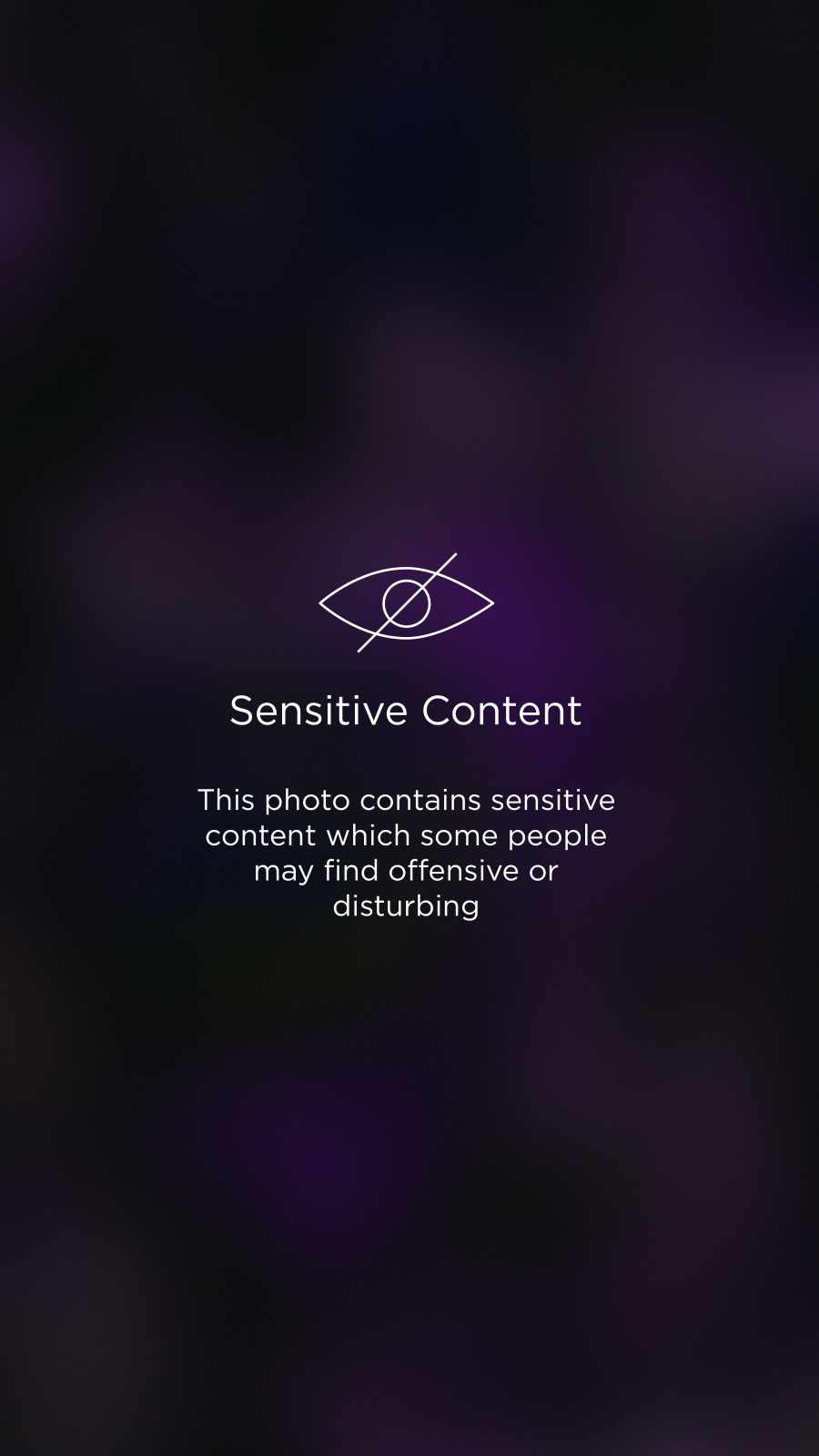 Sensitive Content iPhone Wallpaper