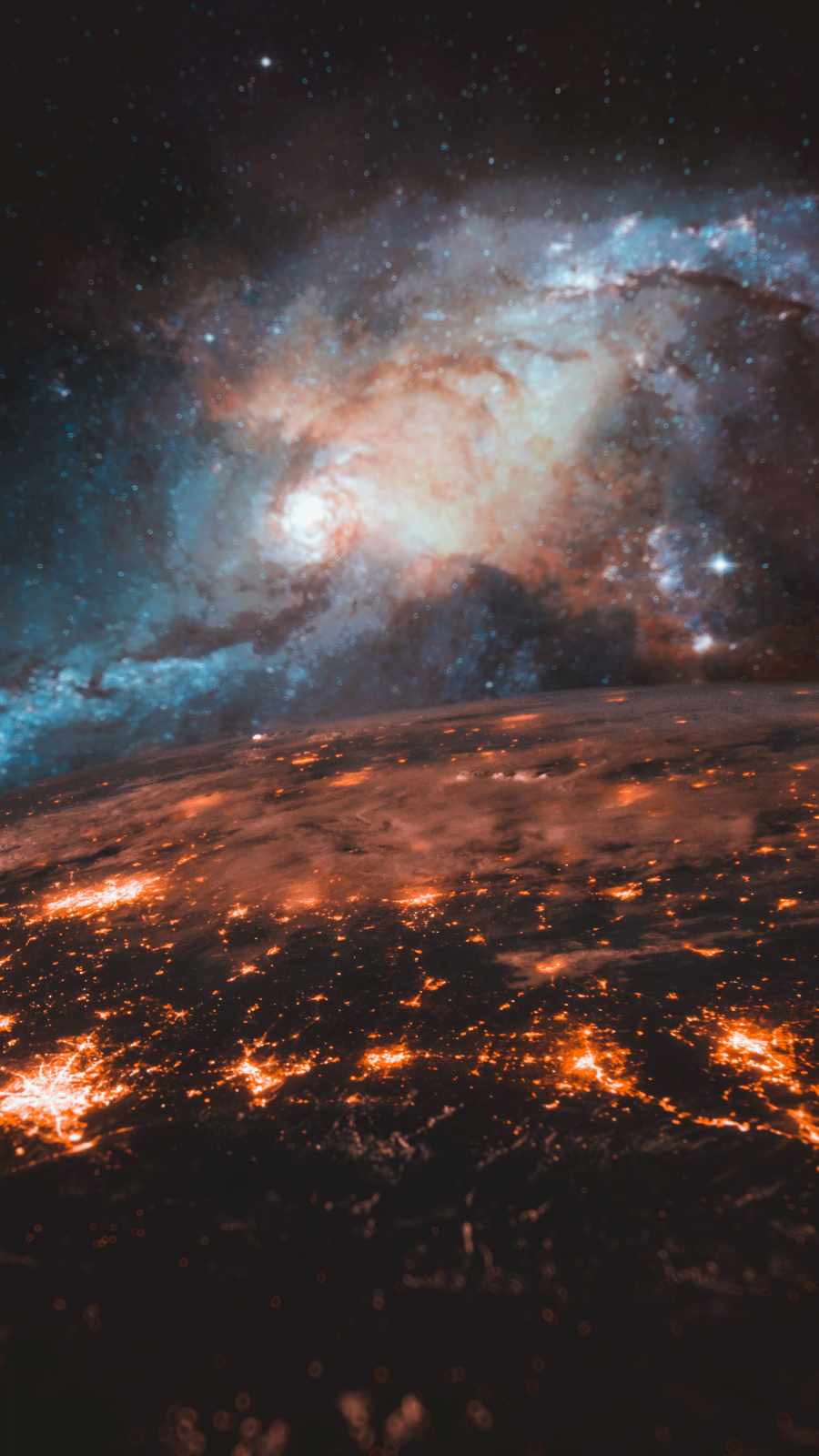 Space Earth iPhone Wallpaper