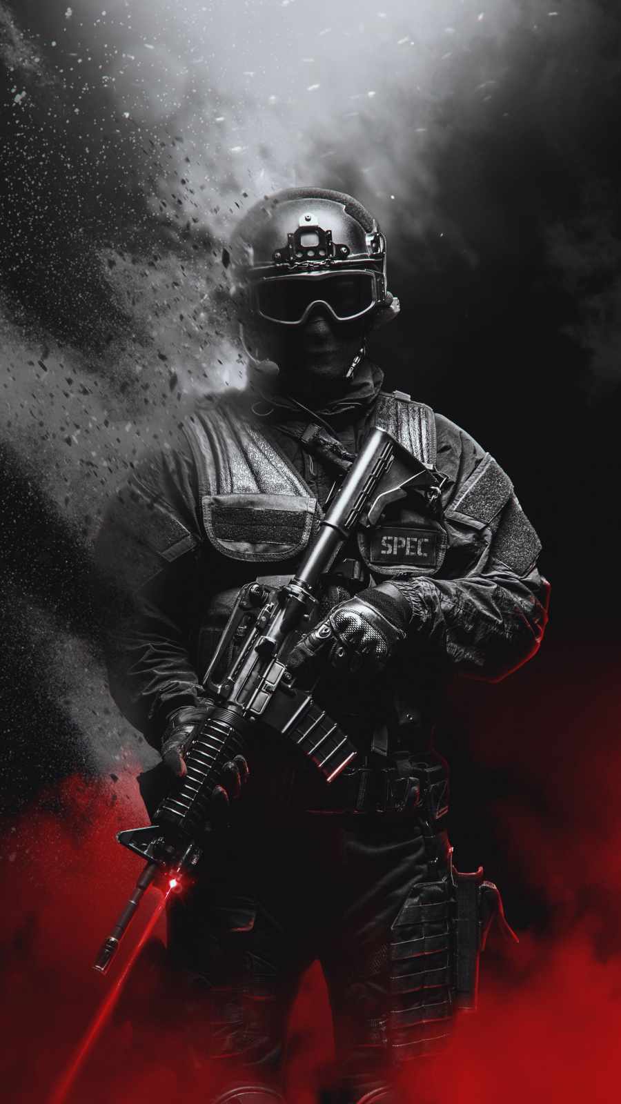 Spec Ops Soldier iPhone Wallpaper