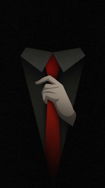 Suit and Tie iPhone Wallpaper