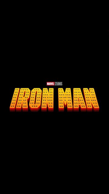 iron man movie typography