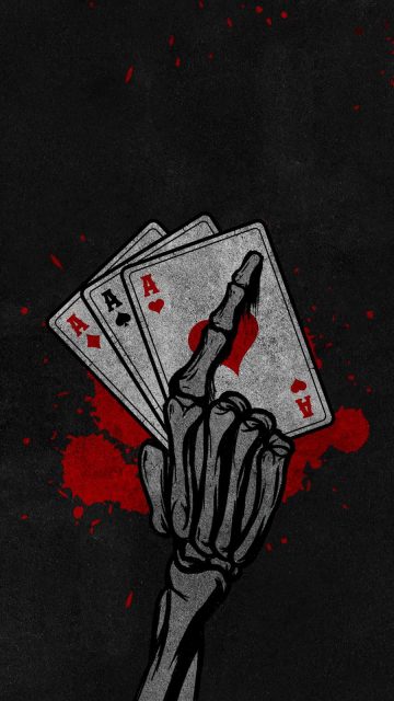 Ace Cards iPhone Wallpaper