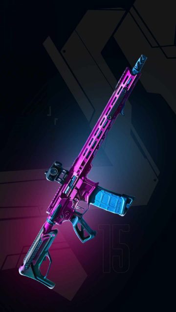 Assault Rifle Skin iPhone Wallpaper