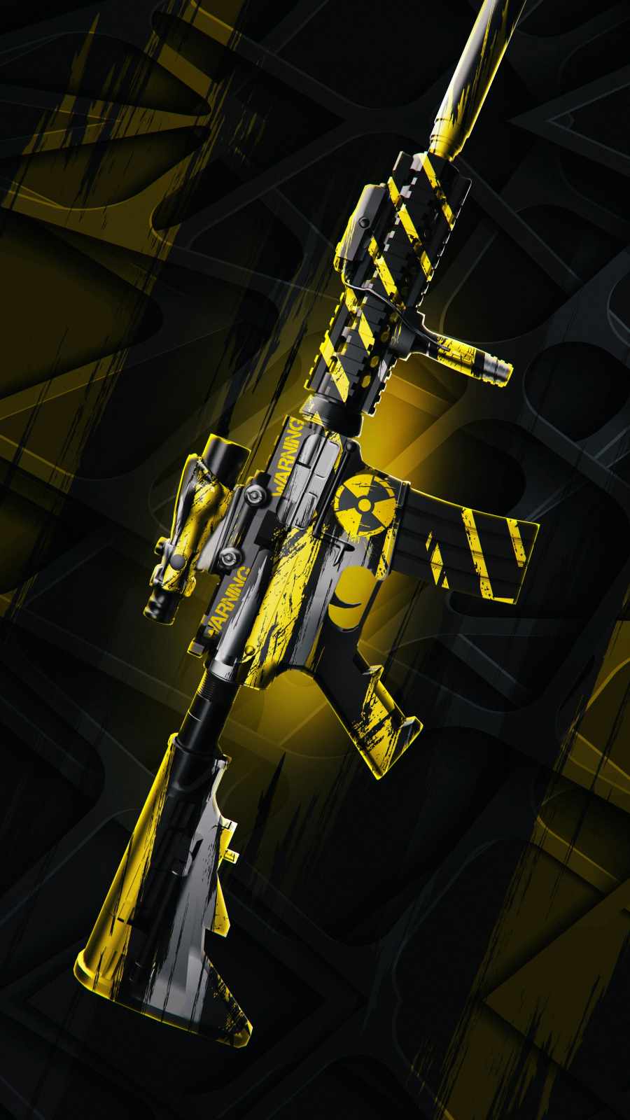 Biohazard Gun iPhone Wallpaper