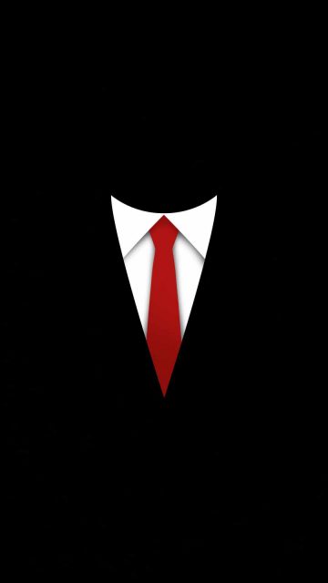 Black Suit and Tie - iPhone Wallpapers