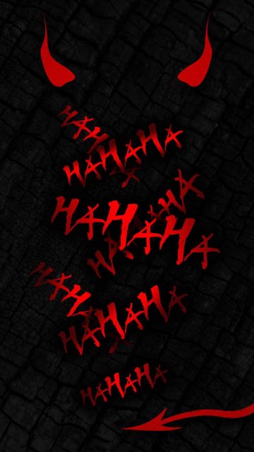Devil Laugh iPhone Wallpaper