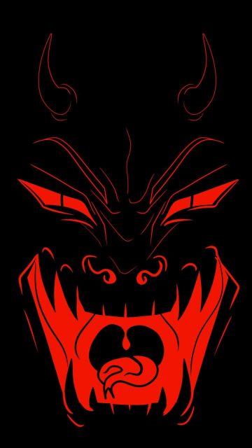 Devil Laughing iPhone Wallpaper