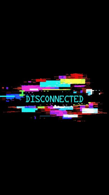 Disconnected iPhone Wallpaper